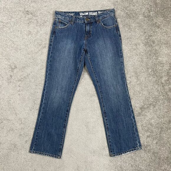 NWT Women’s VOLCOM 1991 Straight Leg Jeans Size 27 Ankle Fit Medium Wash $65 - Picture 1 of 6